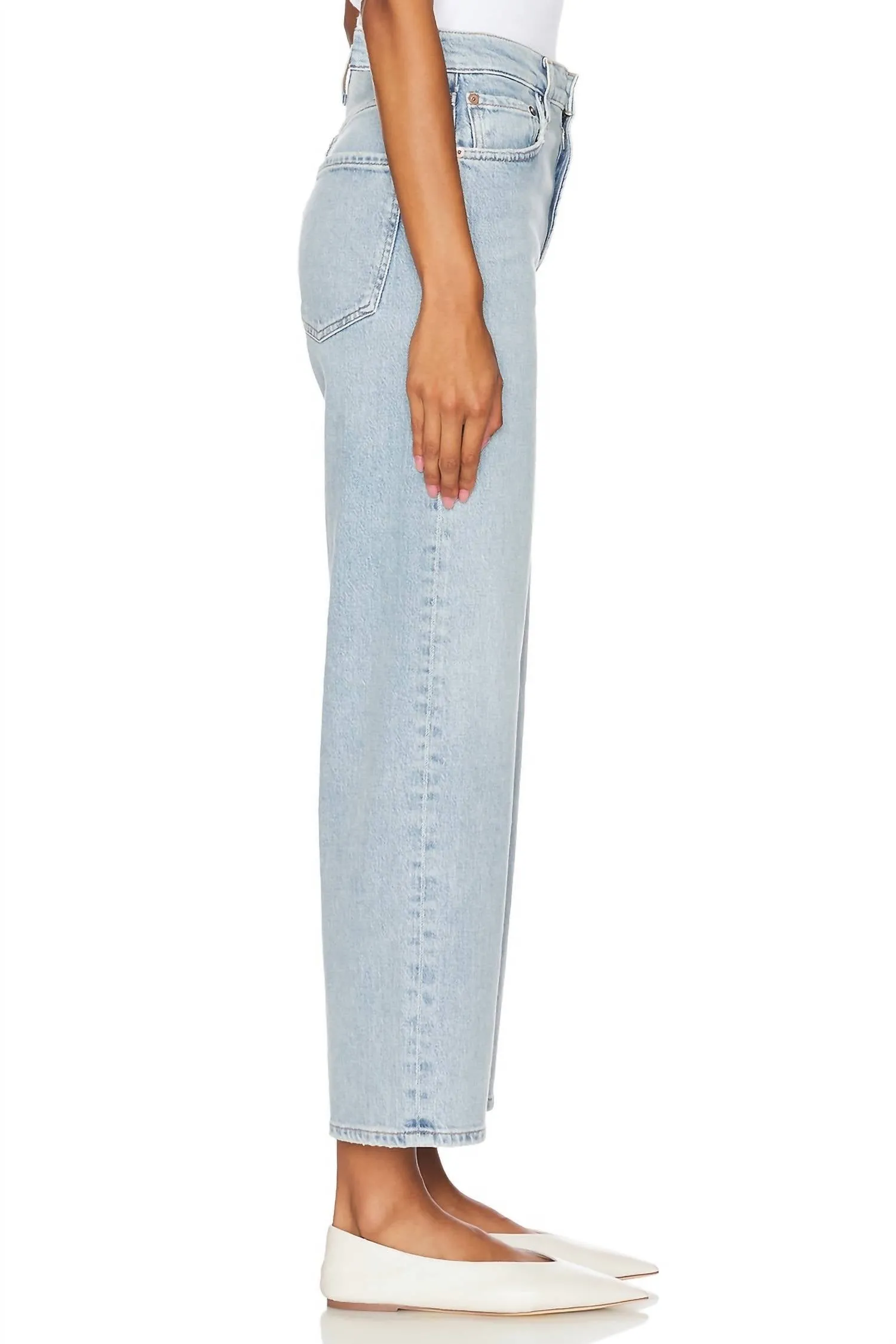 Agolde - Ren High Rise Wide Leg Jeans