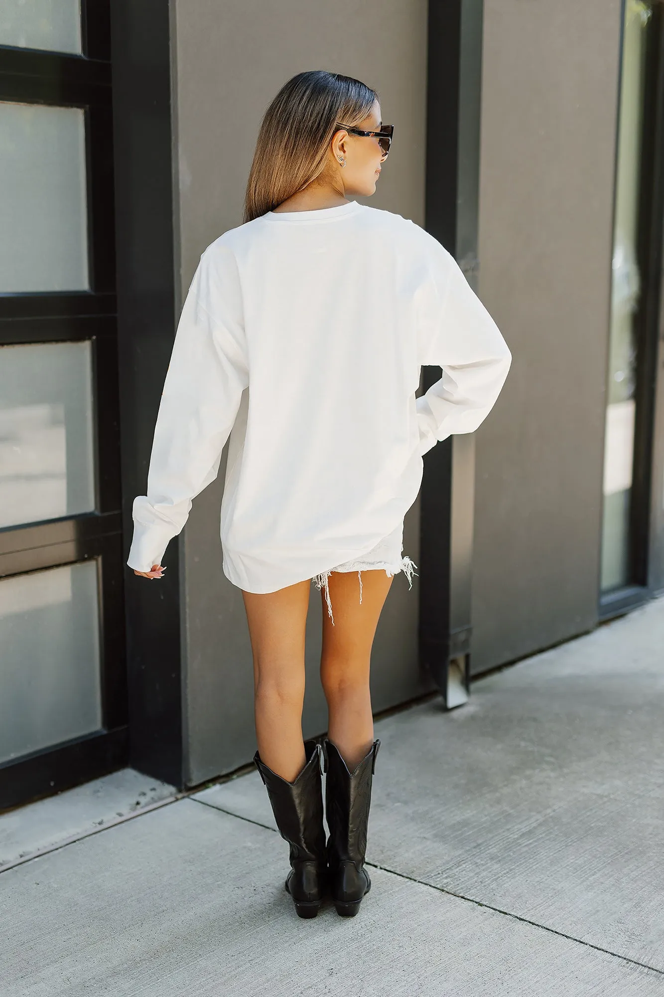 ARIZONA STATE SUN DEVILS TIME OUT OVERSIZED LONG SLEEVE TEE