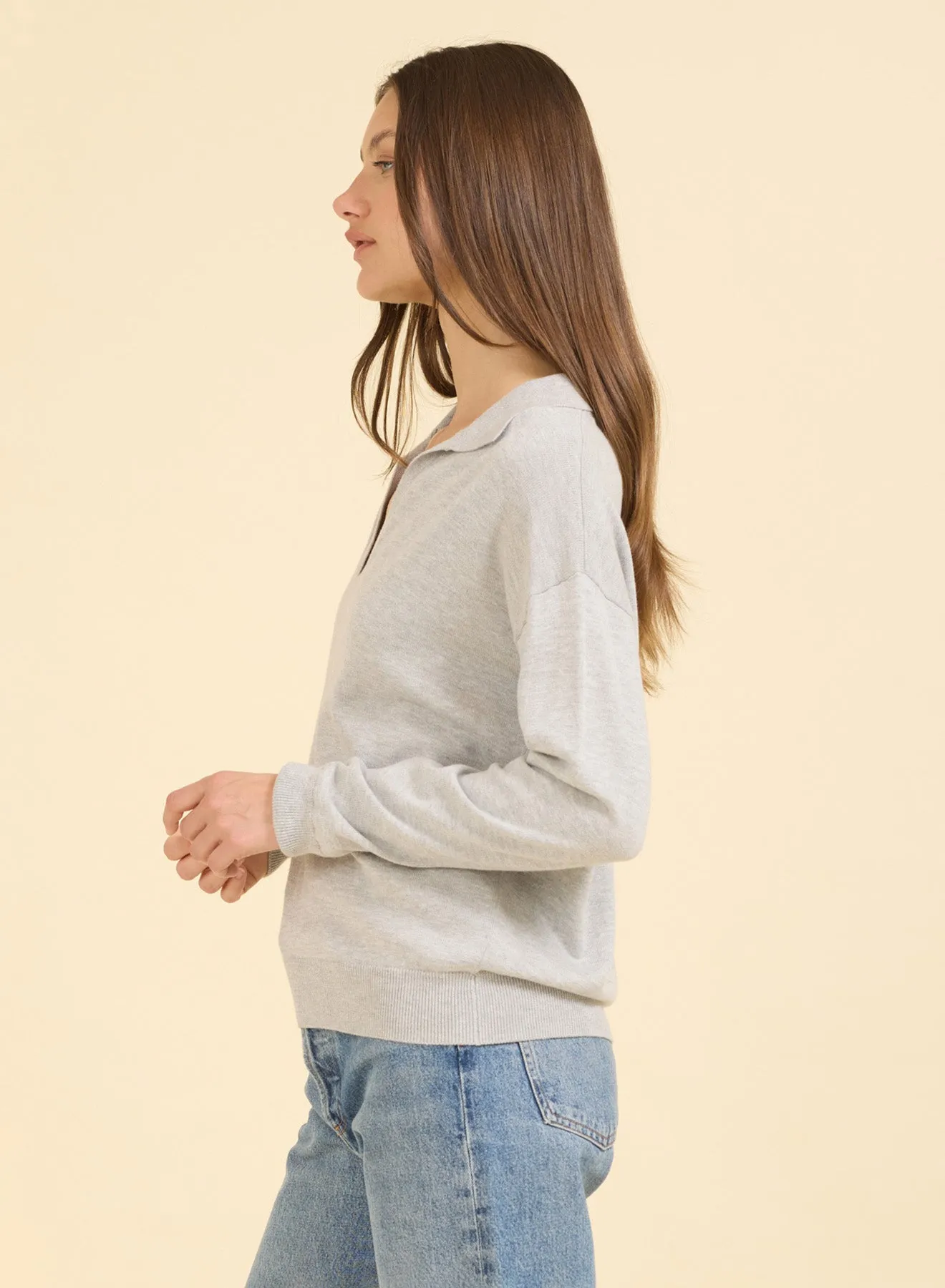 Bianca Polo - Heather Grey