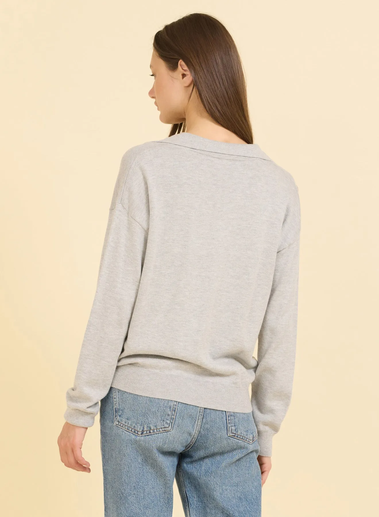 Bianca Polo - Heather Grey