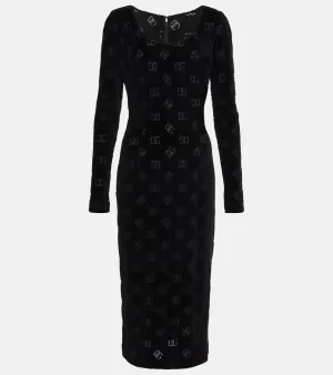 Dolce&Gabbana Logo cotton midi dress