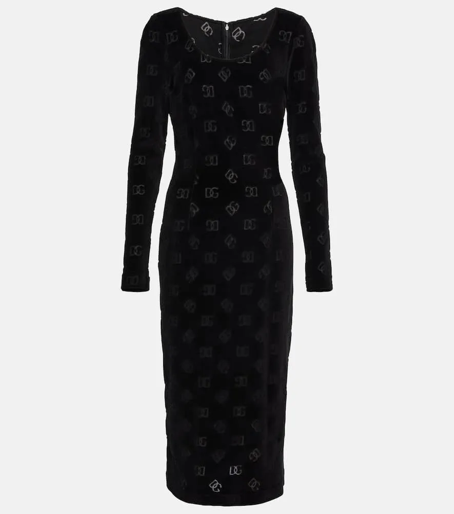 Dolce&Gabbana Logo cotton midi dress