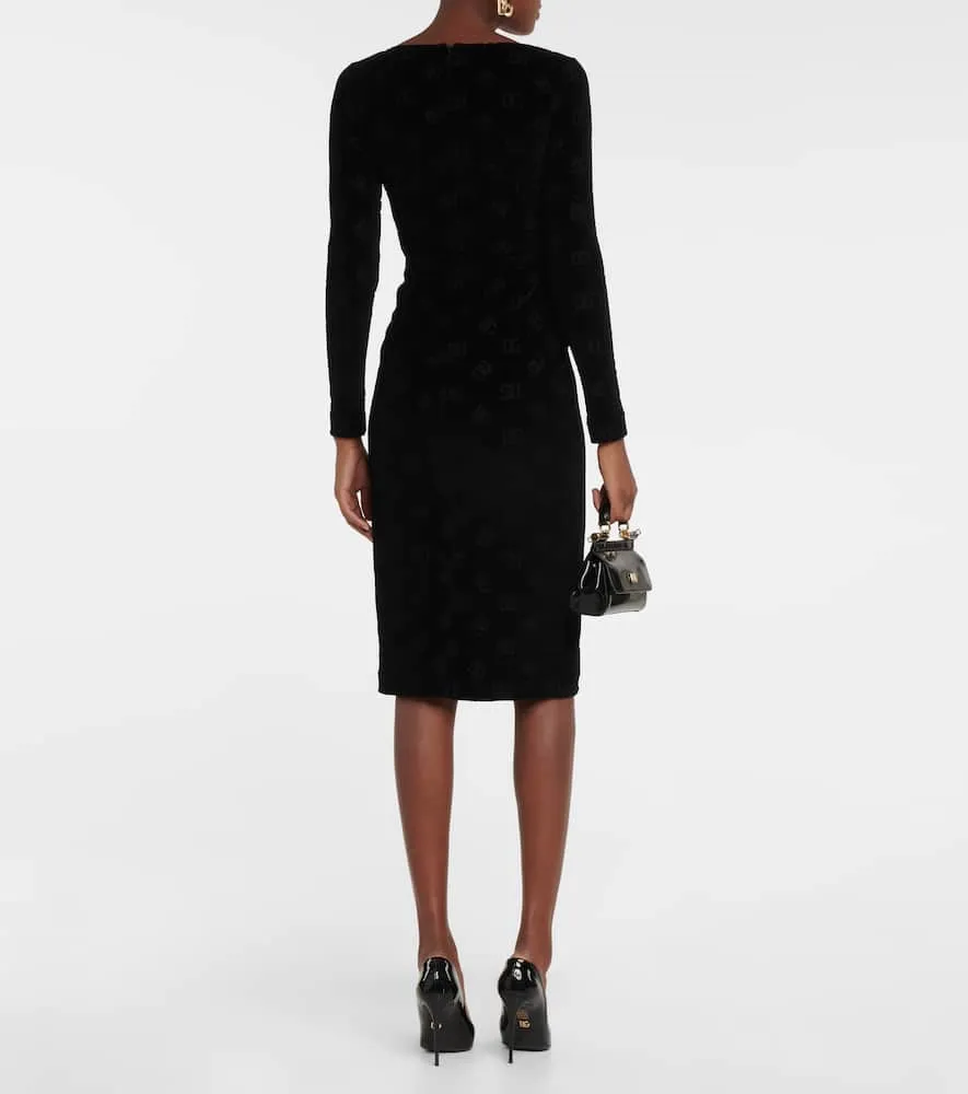 Dolce&Gabbana Logo cotton midi dress