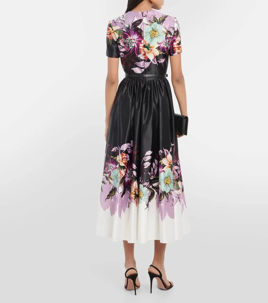 Elie Saab Floral midi dress