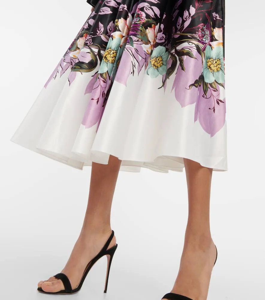 Elie Saab Floral midi dress