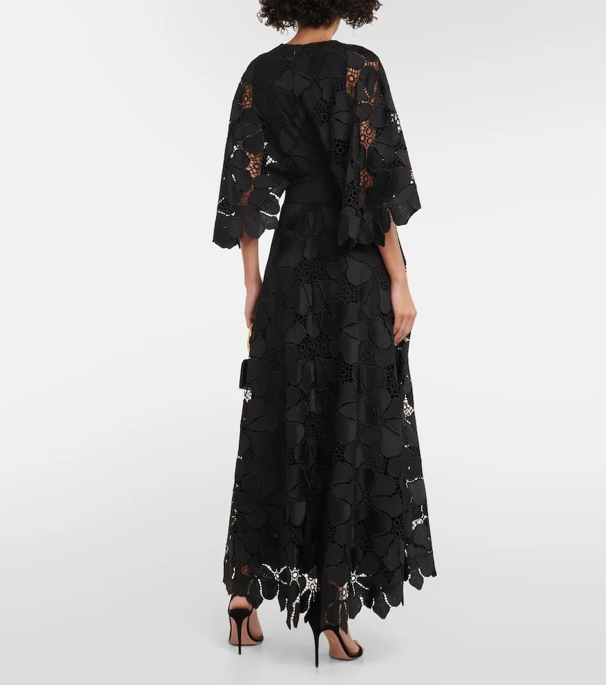 Elie Saab V-neck midi dress