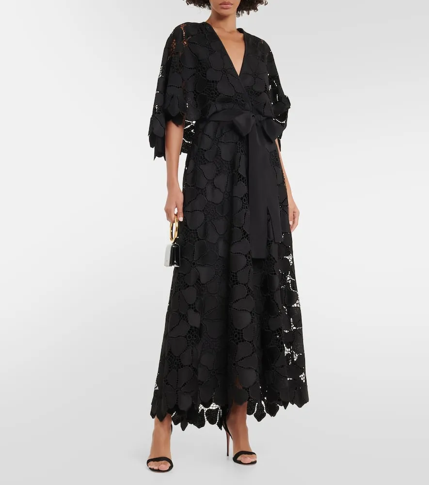 Elie Saab V-neck midi dress