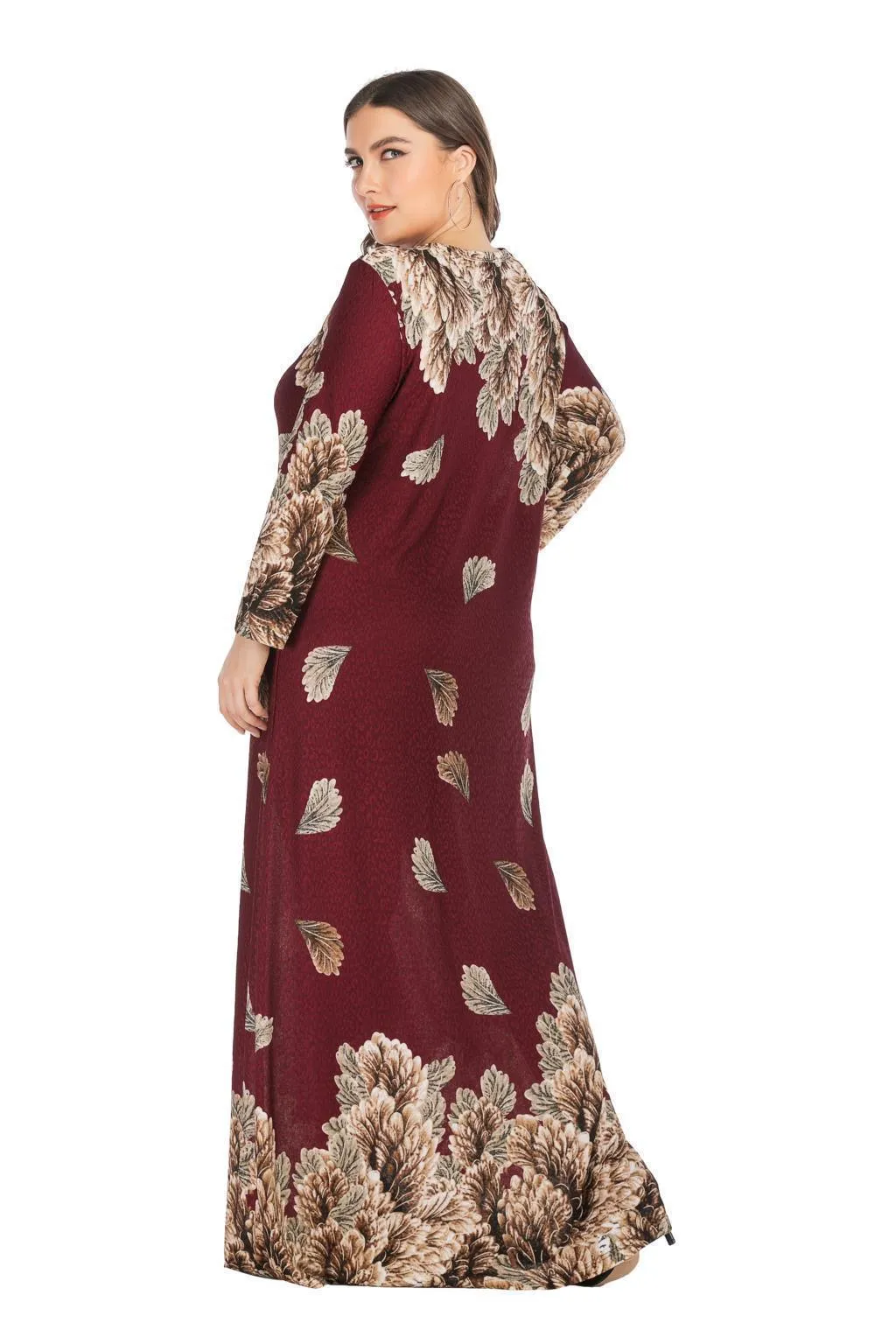 Iconic Beauty Plus Size Maxi Dress