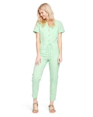 Matthew Utility Jumpsuit - Lime Green