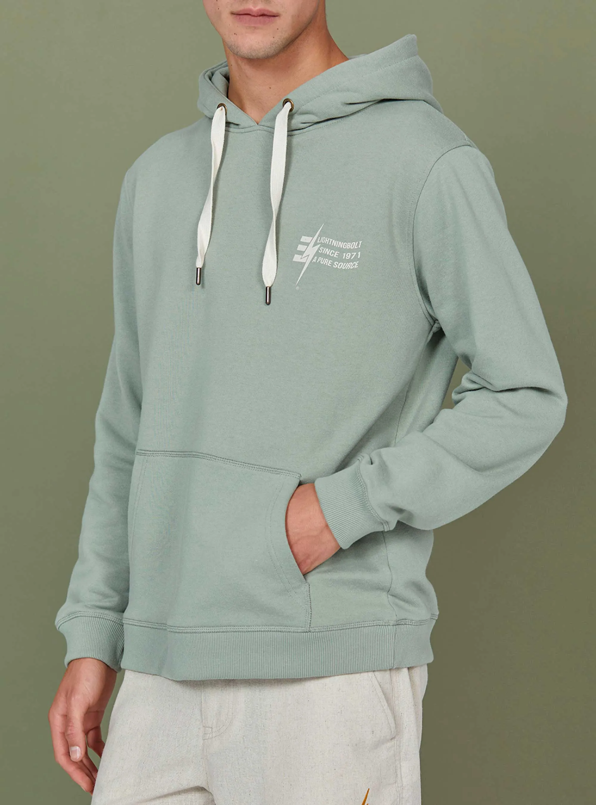 REGULAR HOODIE WITH FRONT PRINT